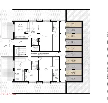 Photo 5 — Two-room apartment in Amerikanski Kolezh with parking space
