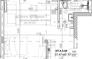 Едностаен апартамент в к.к. Слънчев ден