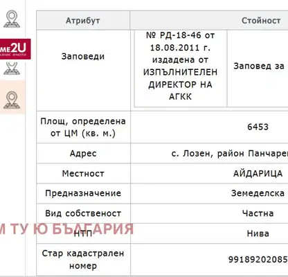 Снимка 3 — Парцел в с. Лозен