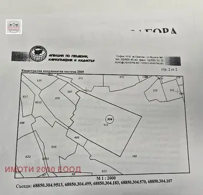 Photo 4 — Plot in Stara Zagora, Tri Chuchura - Sever