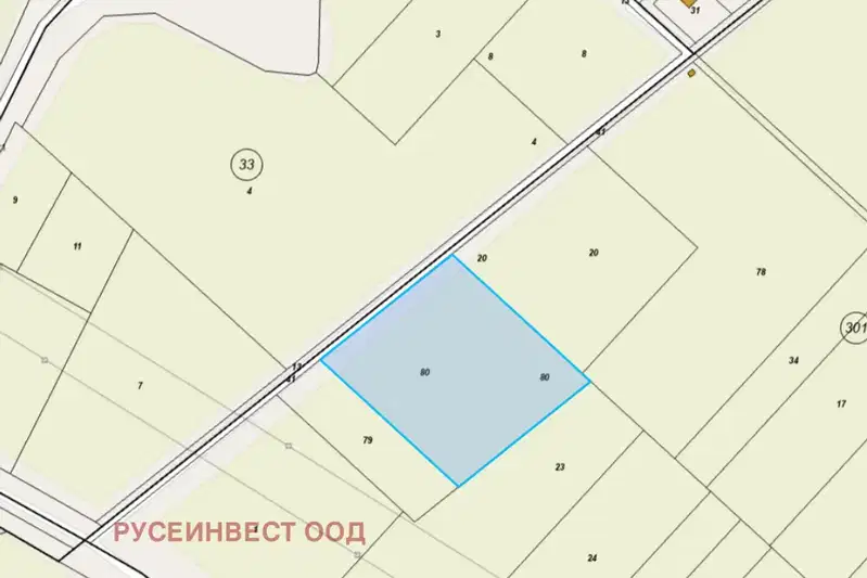 Парцел в Русе, в.з. Русофили