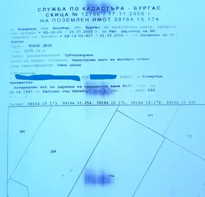 Photo 2 — Plot in Oblast Burgas, Kosharica