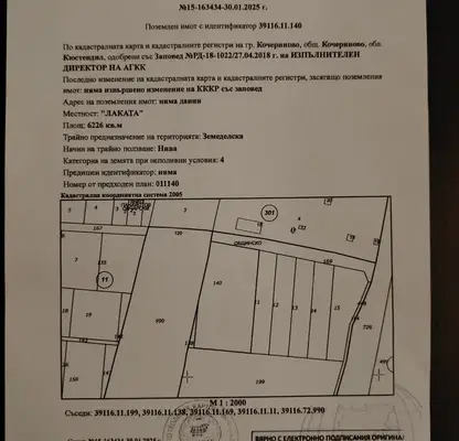 Снимка 2 — Парцел в Кюстендил, Кочериново