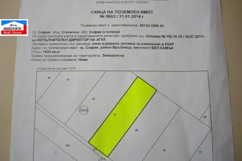 Парцел в София, Божурище