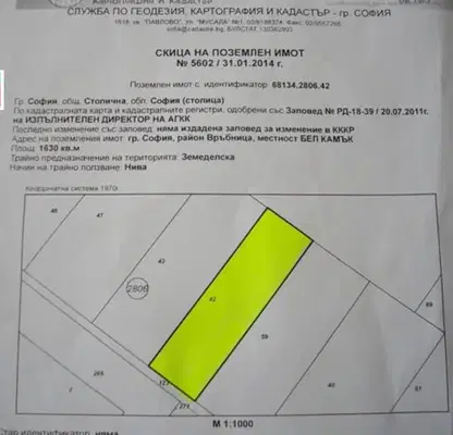 Photo 2 — Plot in област София, Bojurishte