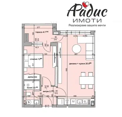 Photo 3 — 3-bedroom apartment in Студентско че
