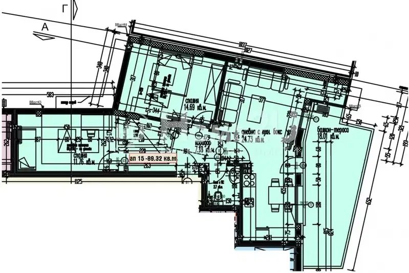 3-bedroom apartment in Varna, Asparuhovo