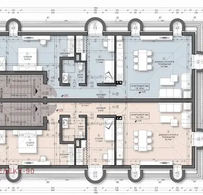 Снимка 3 — Тристаен апартамент в Център, Перник с паркоместа