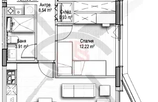 Тристаен апартамент в София, Хладилника