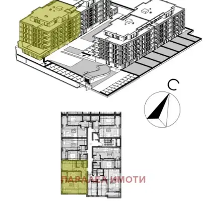 Снимка 2 — Тристаен апартамент в Пловдив, Кършияка