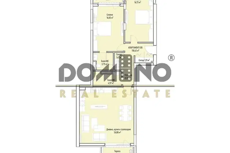 3-bedroom apartment in Sofiya, Mladost 4