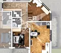 Снимка 3 — Тристаен апартамент в София, Овча купел 1