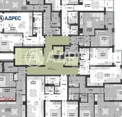 Снимка 3 — Просторен тристаен апартамент с южна тераса в Изгрев, Варна