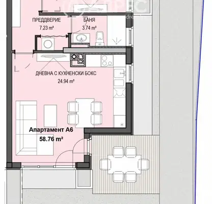 Photo 4 — 2-bedroom apartment in Sofiya, Krystova Vada