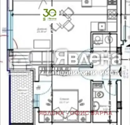 Снимка 3 — Двустаен апартамент във Варна, м-т Пчелина
