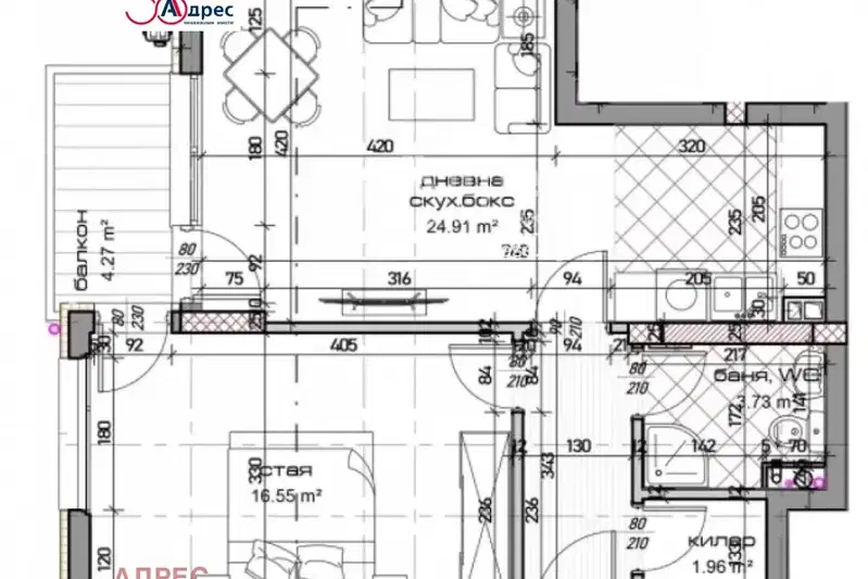 2-bedroom apartment in Varna, Mladost 1