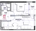 Снимка 3 — Двустаен апартамент в София, Младост 3