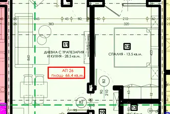 Двустаен апартамент в Пазарджик, Велин