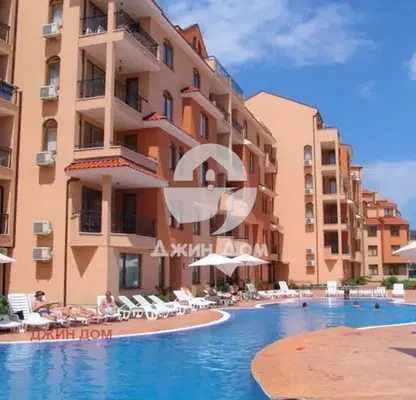 Photo 3 — Furnished one-room apartment in Sunny Beach resort with terrace