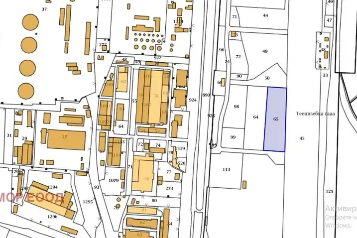 Plot in Ruse, Promishlena Zona - Iztok