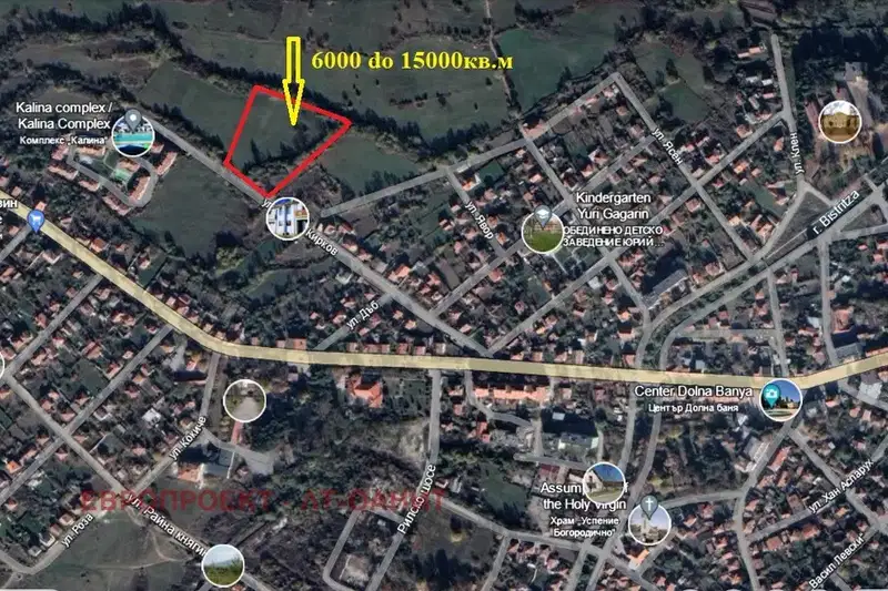Plot in област София, Dolna Banya