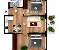 Снимка 4 — Тристаен апартамент в к.к. Чайка