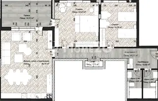 Тристаен апартамент в София, Център