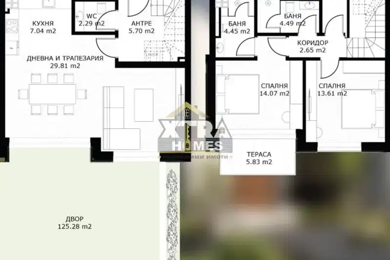 3-bedroom apartment in Sofiya, Dragalevci