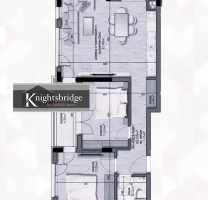 Photo 2 — 3-bedroom apartment in Sofiya, Lyulin - Centyr