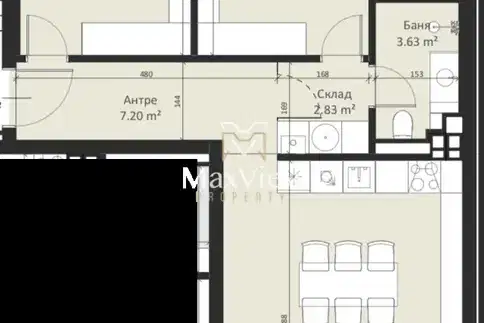 3-bedroom apartment in Sofiya, Malinova Dolina