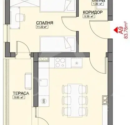 Снимка 3 — Тристаен апартамент в Пловдив, Остромила