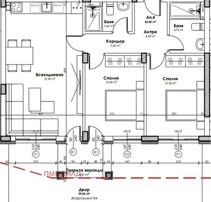 Photo 4 — 3-bedroom apartment in Plovdiv, Proslav
