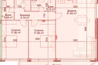 Тристаен апартамент в Благоев, Струмско