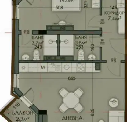 Photo 4 — 3-bedroom apartment in Varna, Vinica