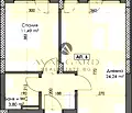 Снимка 3 — Двустаен апартамент с тераса в Тракия, Пловдив, до х-л SPS