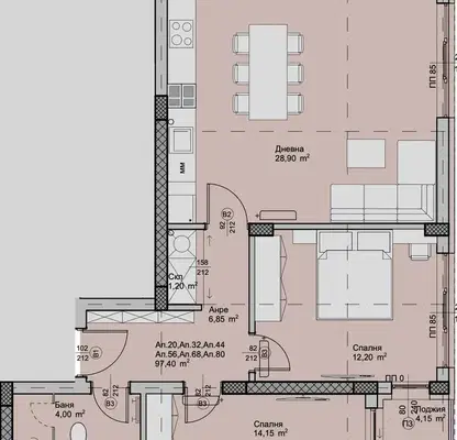 Photo 4 — 3-bedroom apartment in Plovdiv, Zapaden