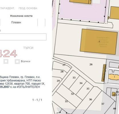 Снимка 3 — Парцел в Плевен, Сторгозия