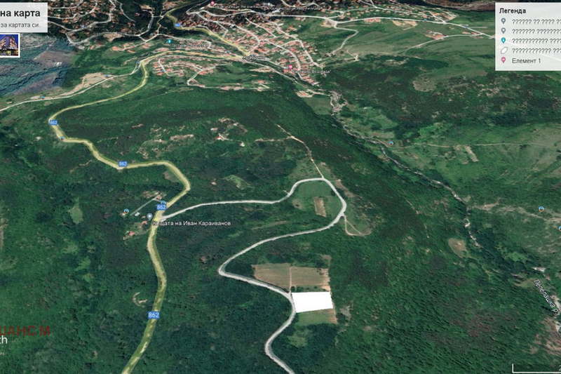Парцел в Пловдив, с. Храбрино