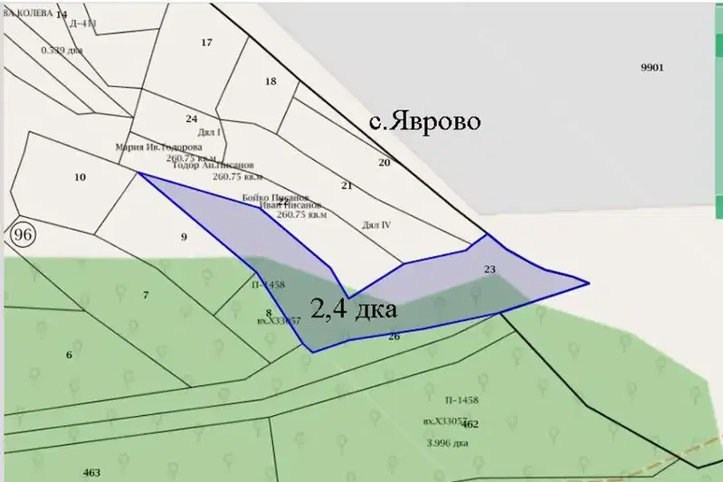 Plot in Oblast Plovdiv, Yavrovo