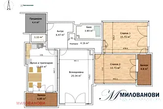 Многостаен апартамент в София, Слатина