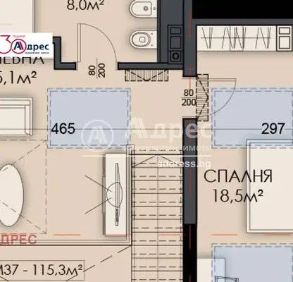 Снимка 5 — Многостаен апартамент във Варна, Виница