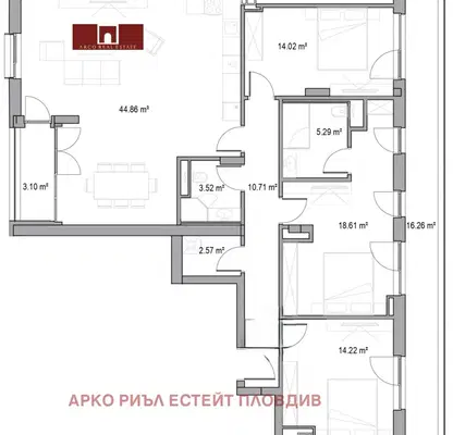 Снимка 2 — Многостаен апартамент в Пловдив, Западен