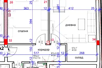 Двустаен апартамент в Русе, Център