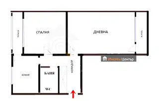 Двустаен апартамент в София, Дружба 1