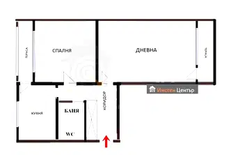 Двустаен апартамент в София, Дружба 1