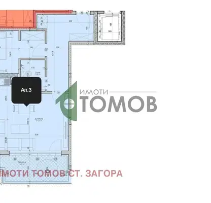 Photo 5 — 2-bedroom apartment in Stara Zagora, Jeleznik - Centyr