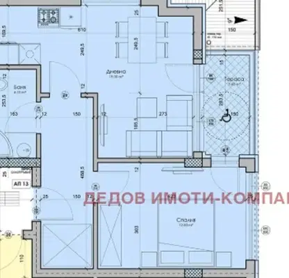 Снимка 3 — Двустаен апартамент в Стара Загора, Железник - център