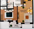Снимка 3 — Двустаен апартамент в Пловдив, Коматевско шосе