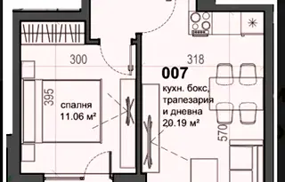 Двустаен апартамент в София, Малинова долина