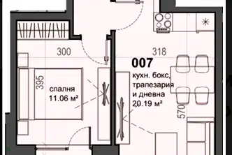 Двустаен апартамент в София, Малинова долина